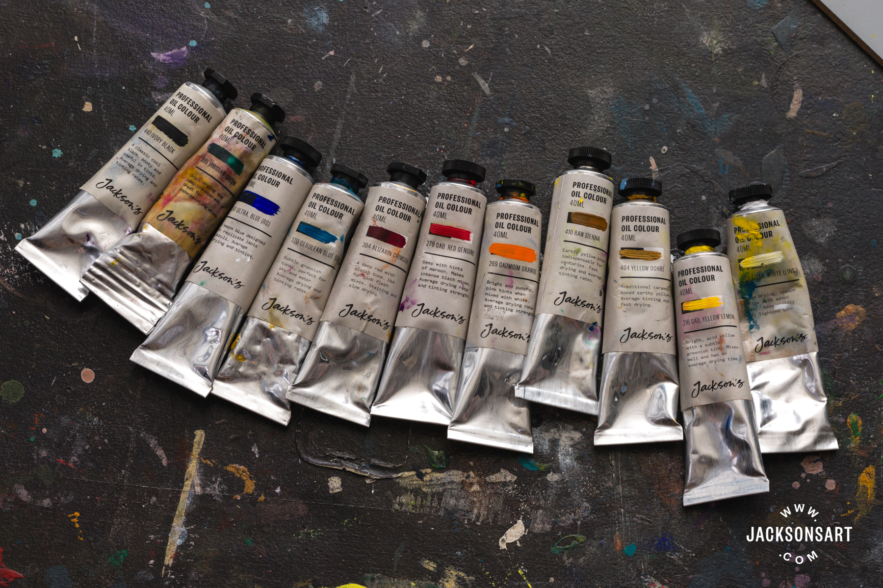 Tips for Setting up an Oil Painting Palette - Jackson's Art Blog