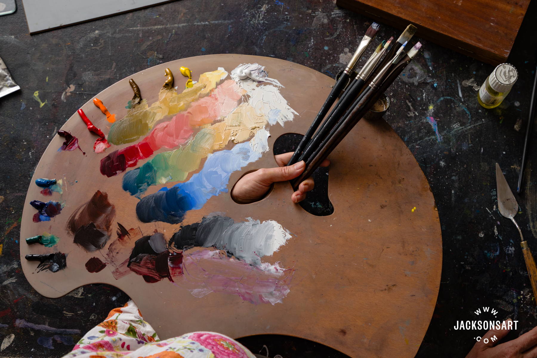 Oil Painting Palette