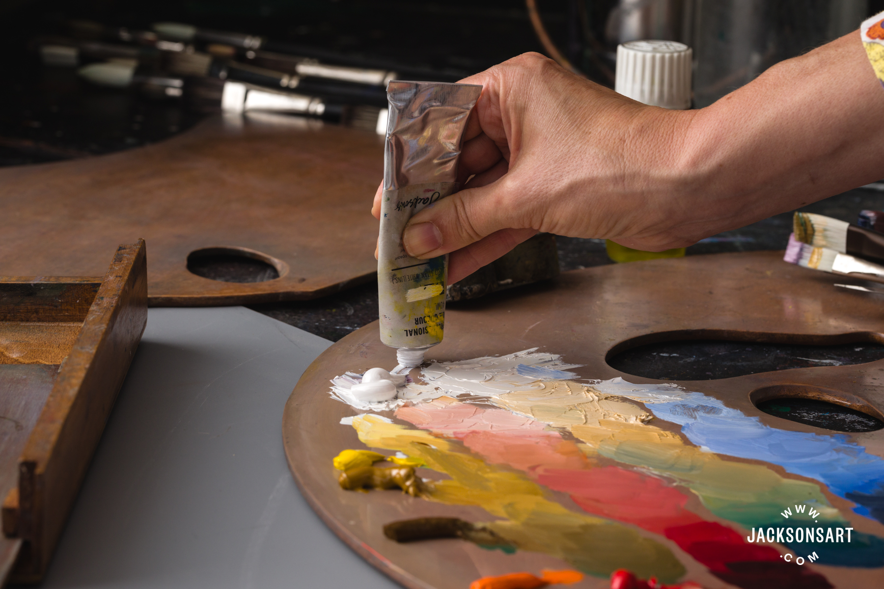 Tips for Setting up an Oil Painting Palette - Jackson's Art Blog