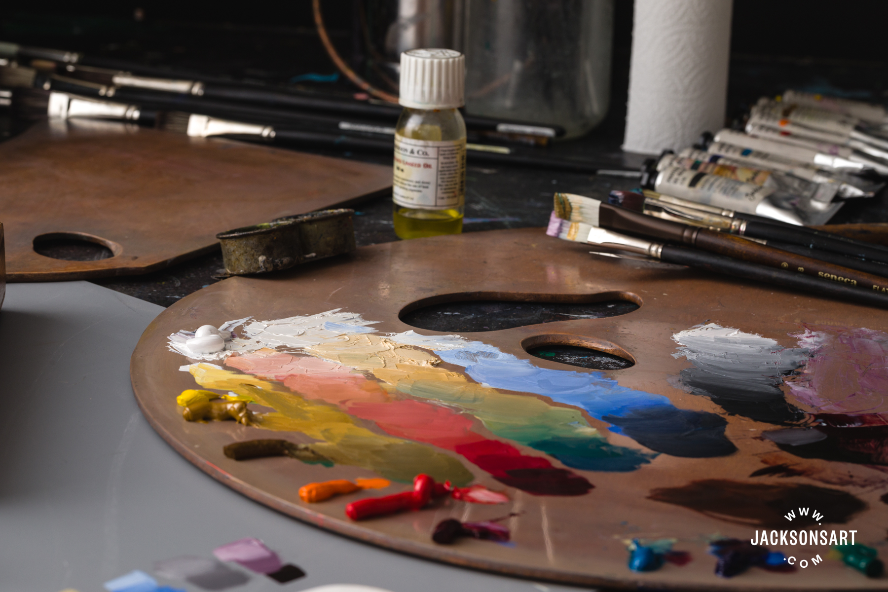 Tips on how to set up your artist palette.