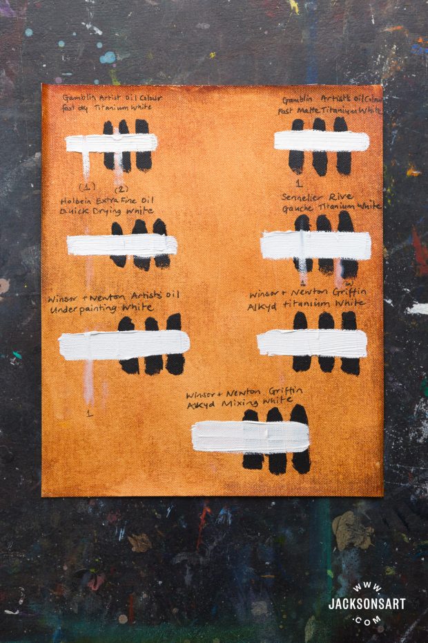 Which Titanium White Oil Paint Dries the Fastest? Jackson's Art Blog