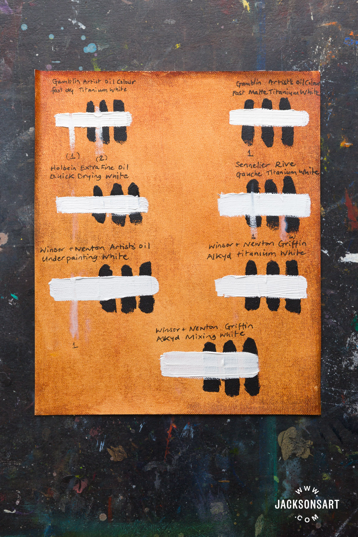 Which Titanium White Oil Paint Dries the Fastest? Jackson's Art Blog