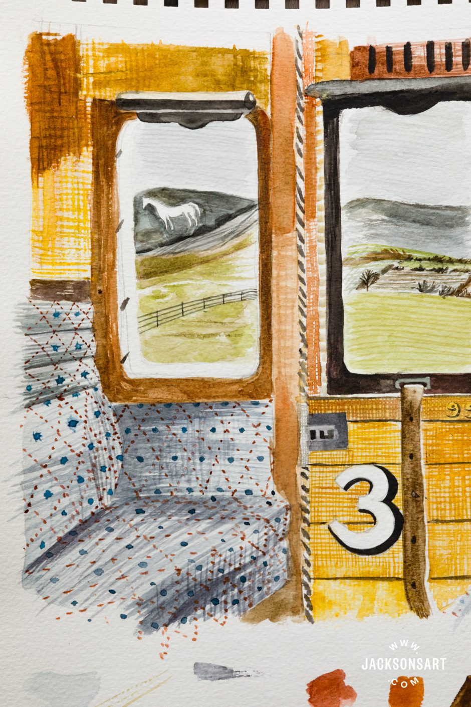 Recreating the Colour Palette of Eric Ravilious - Jackson's Art Blog