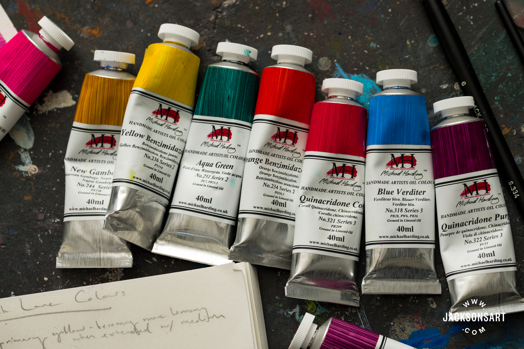 Review of Michael Harding Brick Lane Oil Colours - Jackson's Art Blog