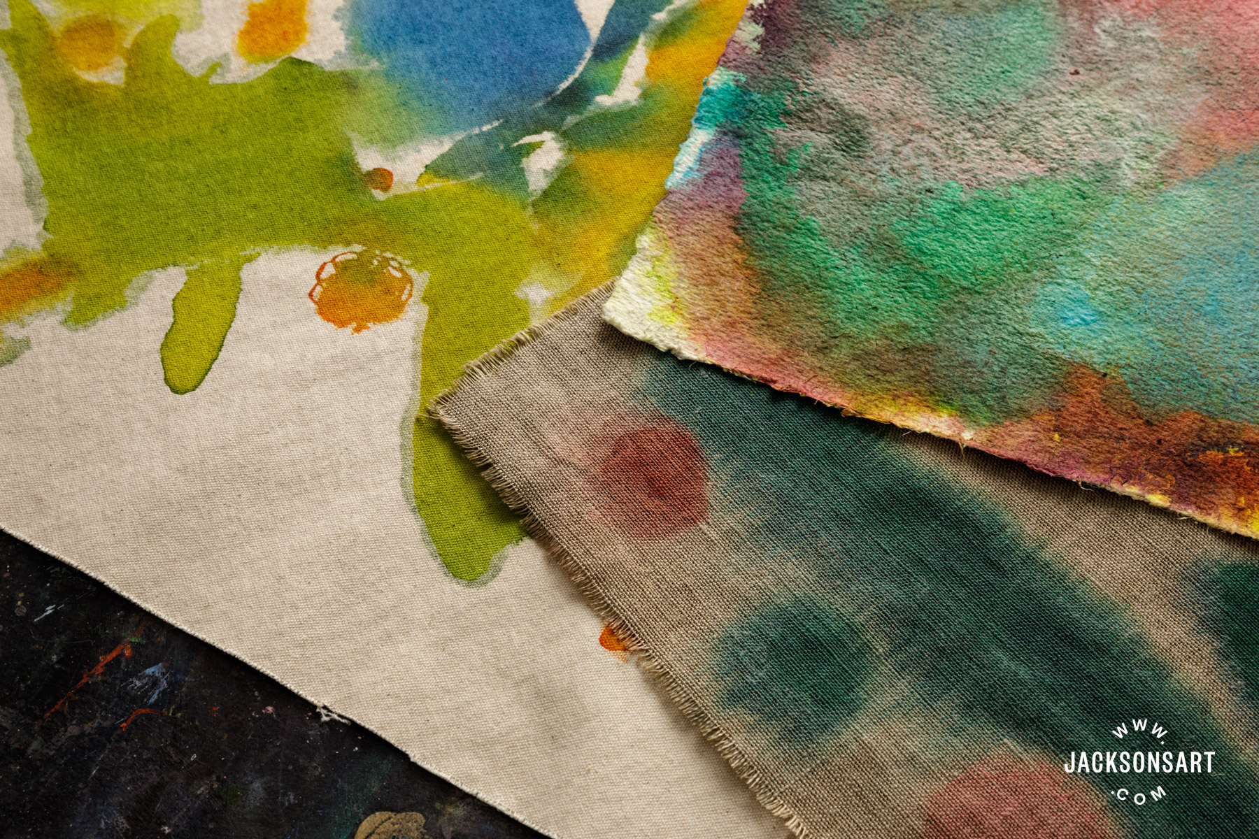 soak stain on cotton, linen and paper