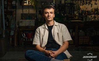 Afonso Rocha in the Jackson's Studio