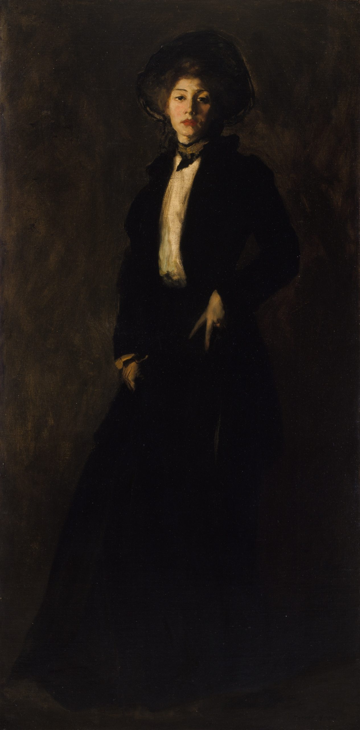 Young Woman in Black, Robert Henri