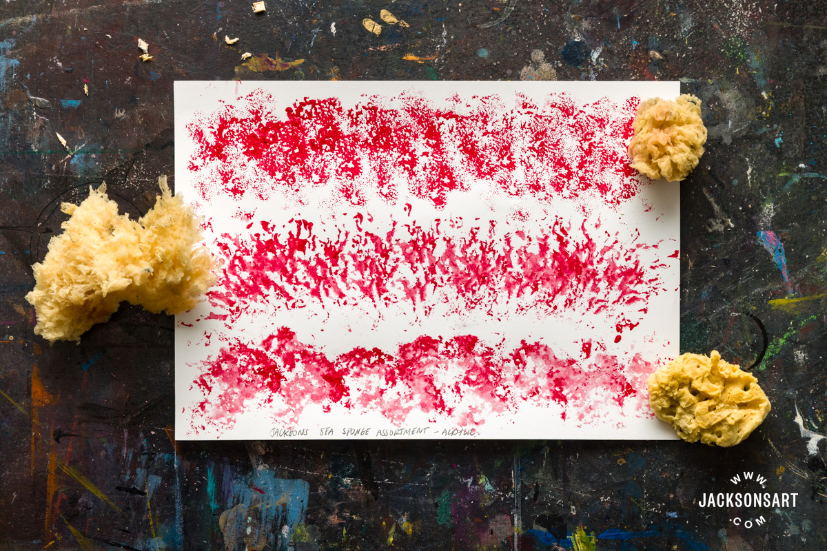 Sponging Technique in Acrylic 