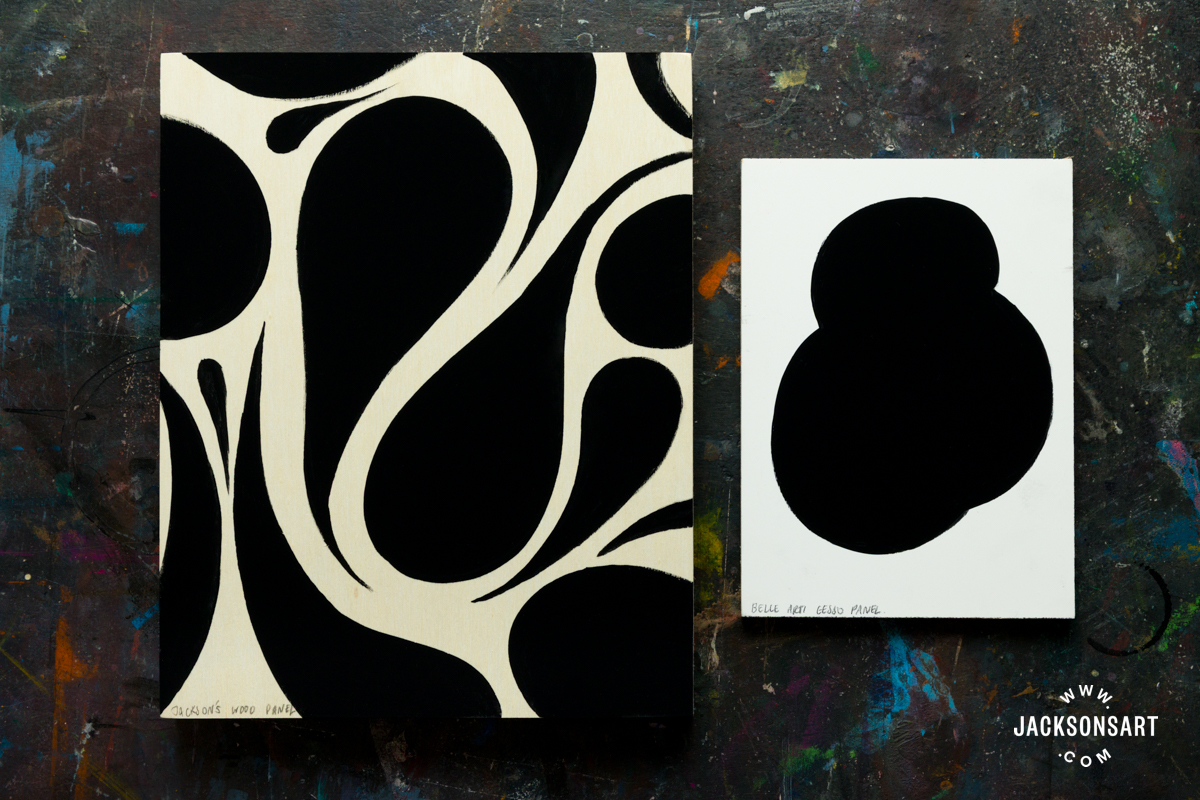 Absolute Black on primed and unprimed panel