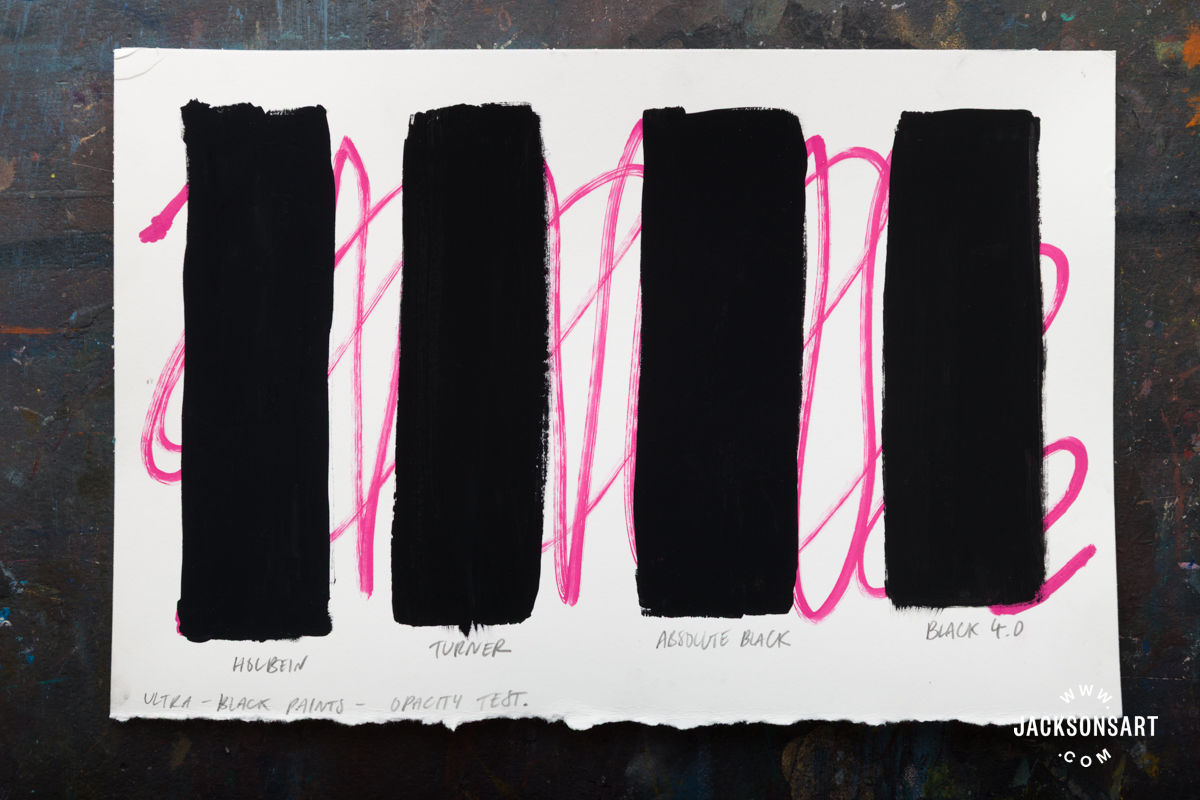 Ultra-black opacity test