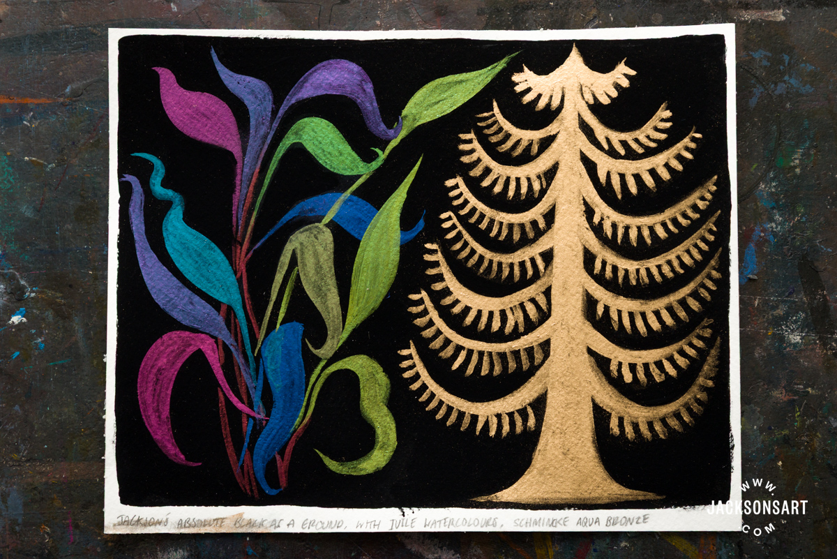 Absolute Black as a Ground for Painting.