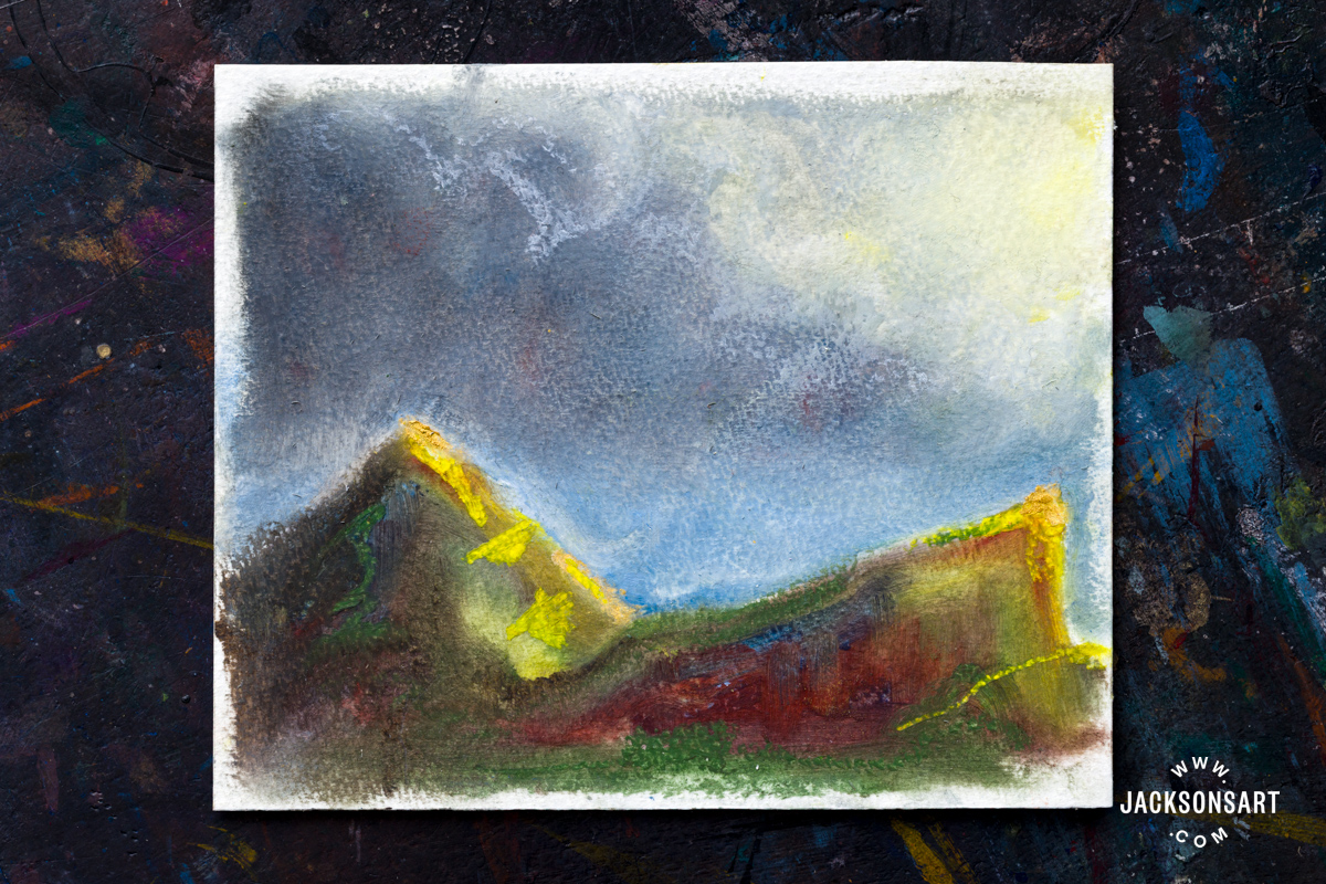 Landscape with R&F Drawing oils