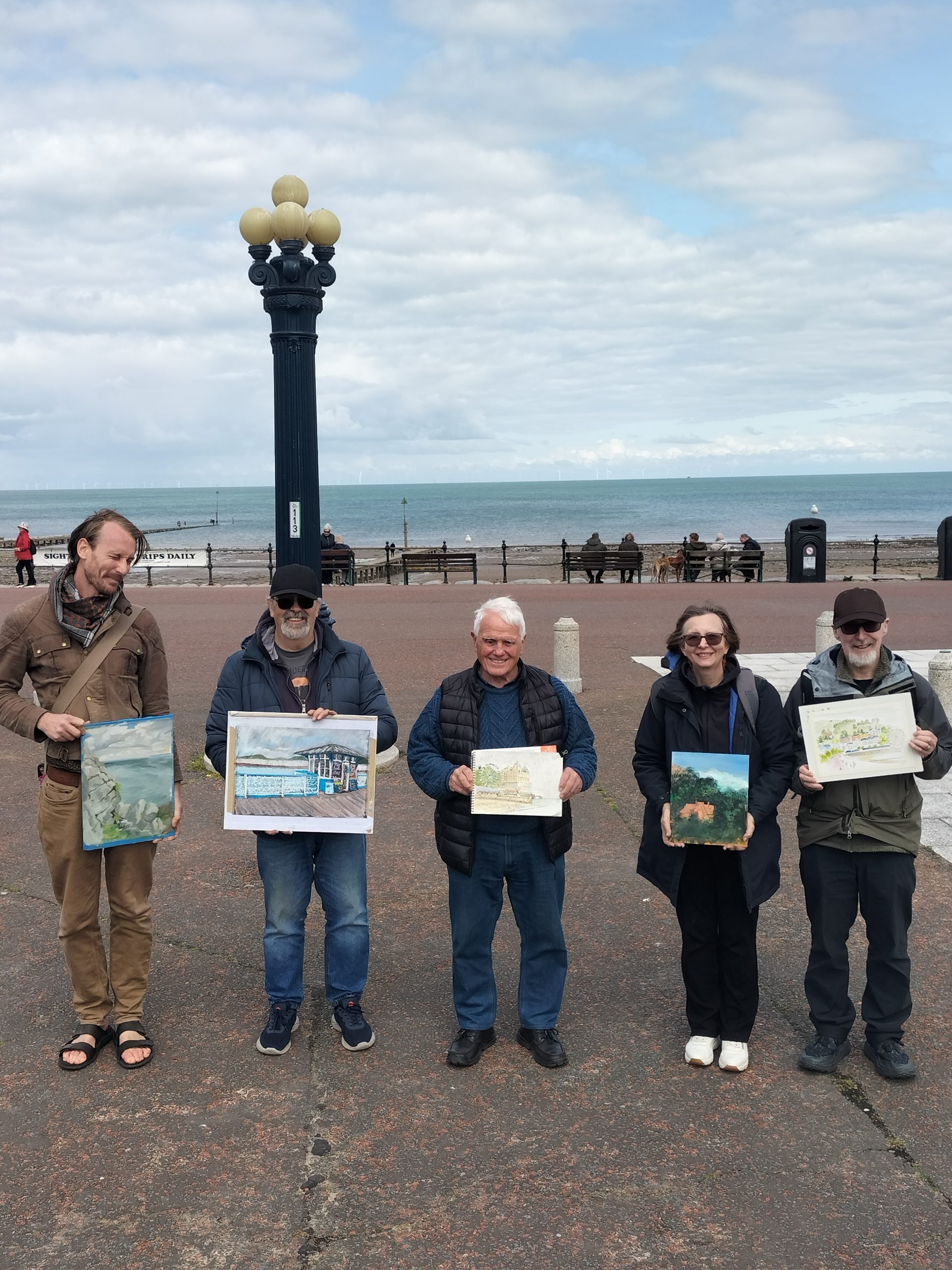 Jackson's Plein Air Days, North Shore Beach, Wales