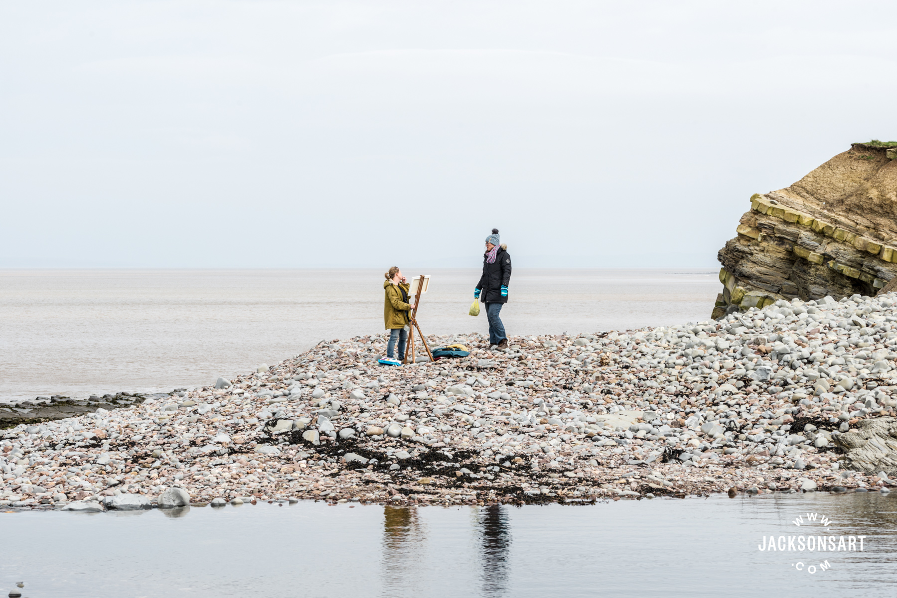 Jackson's Plein Air Days, Kilve Beach, Somerset