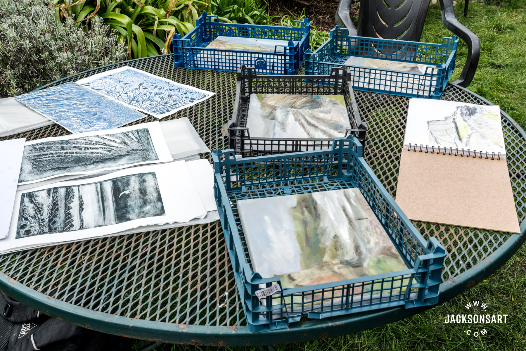 Jackson's Plein Air Days - Kilve Beach Somerset