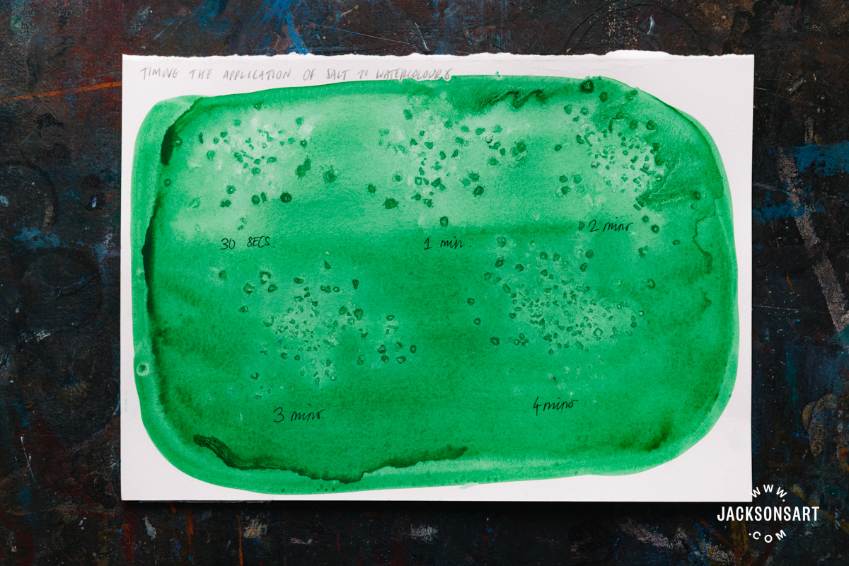 Sea Salt applied to Hooker's Green.
