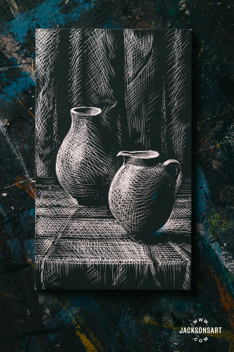 Hatching on Scratchboard 