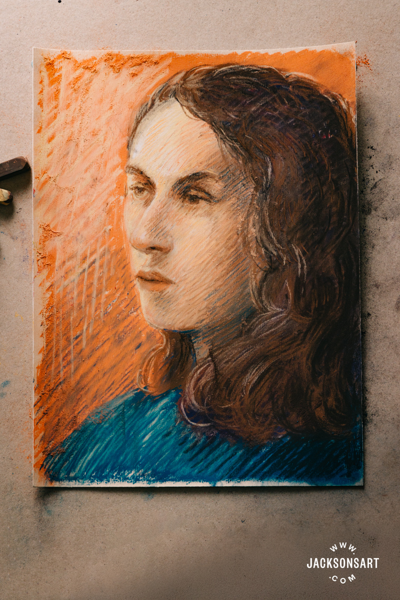 Hatching with Soft Pastels