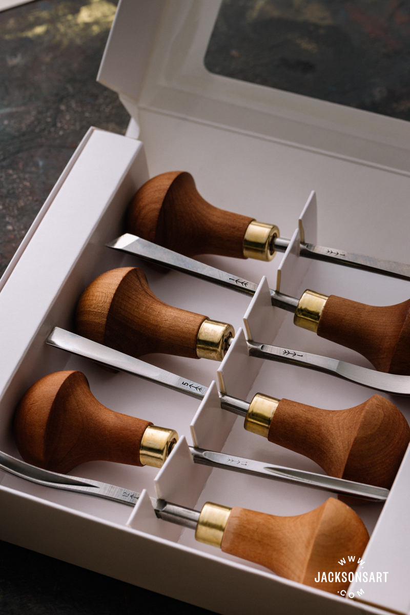 Pfeil Linoleum and Block Cutter Set A
