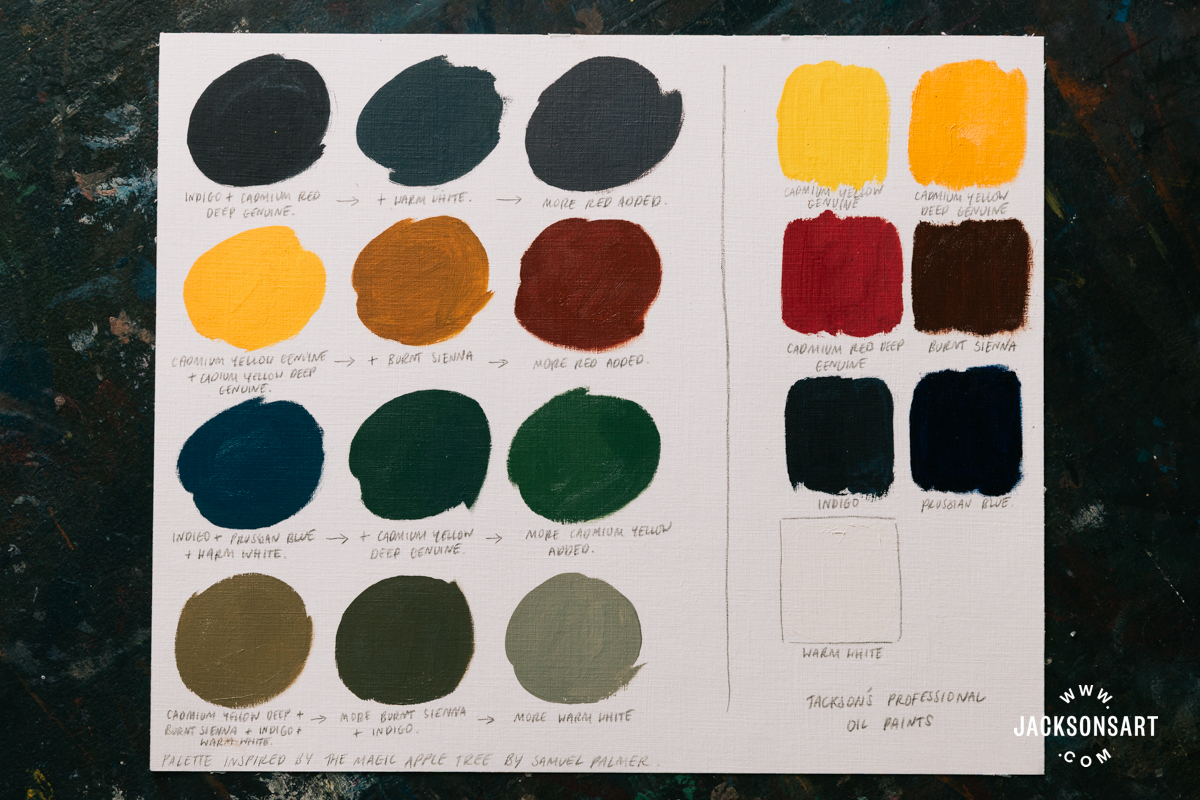 Paint Palette inspired by the Ancients 