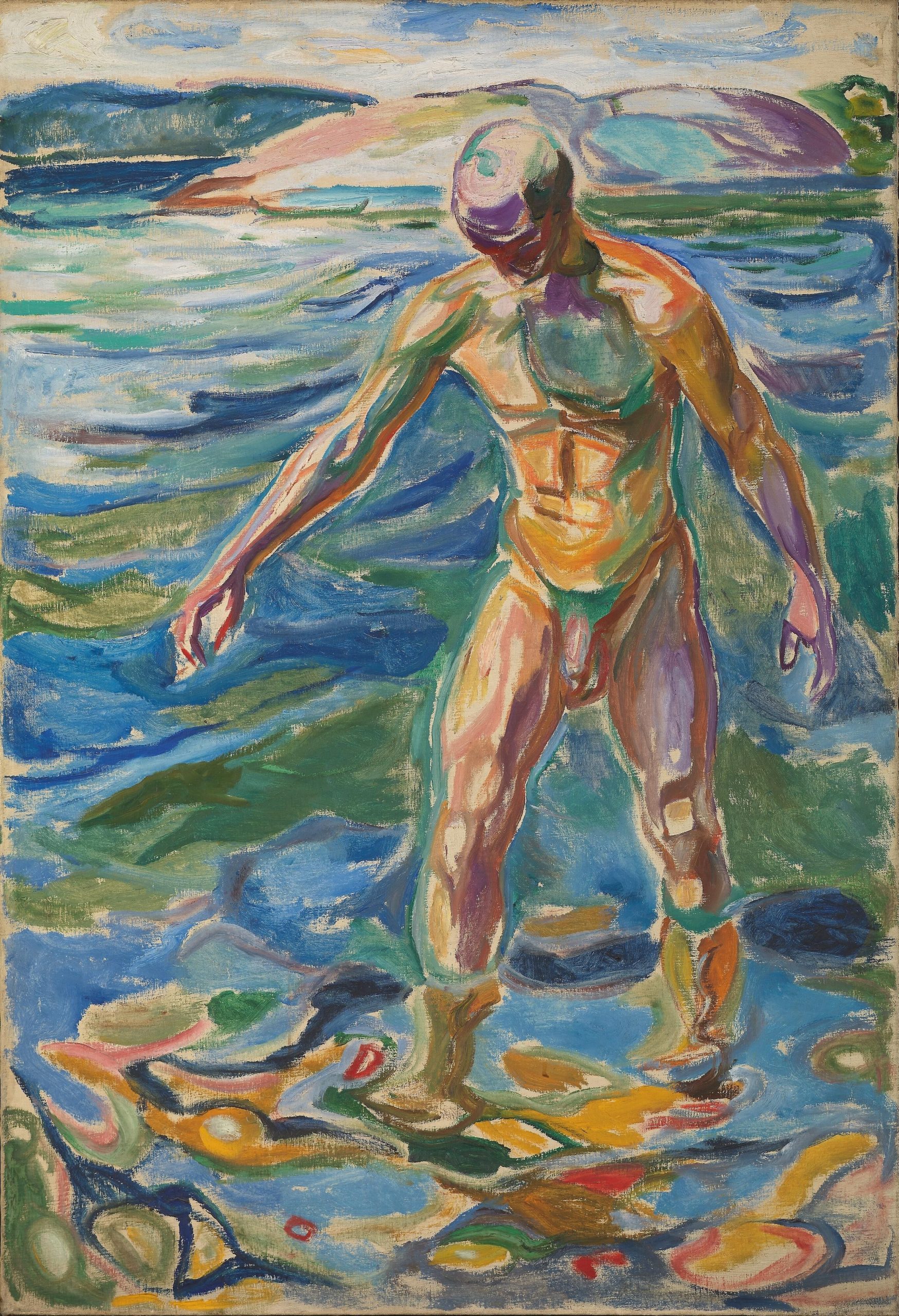 Bathing Man, Edvard Munch