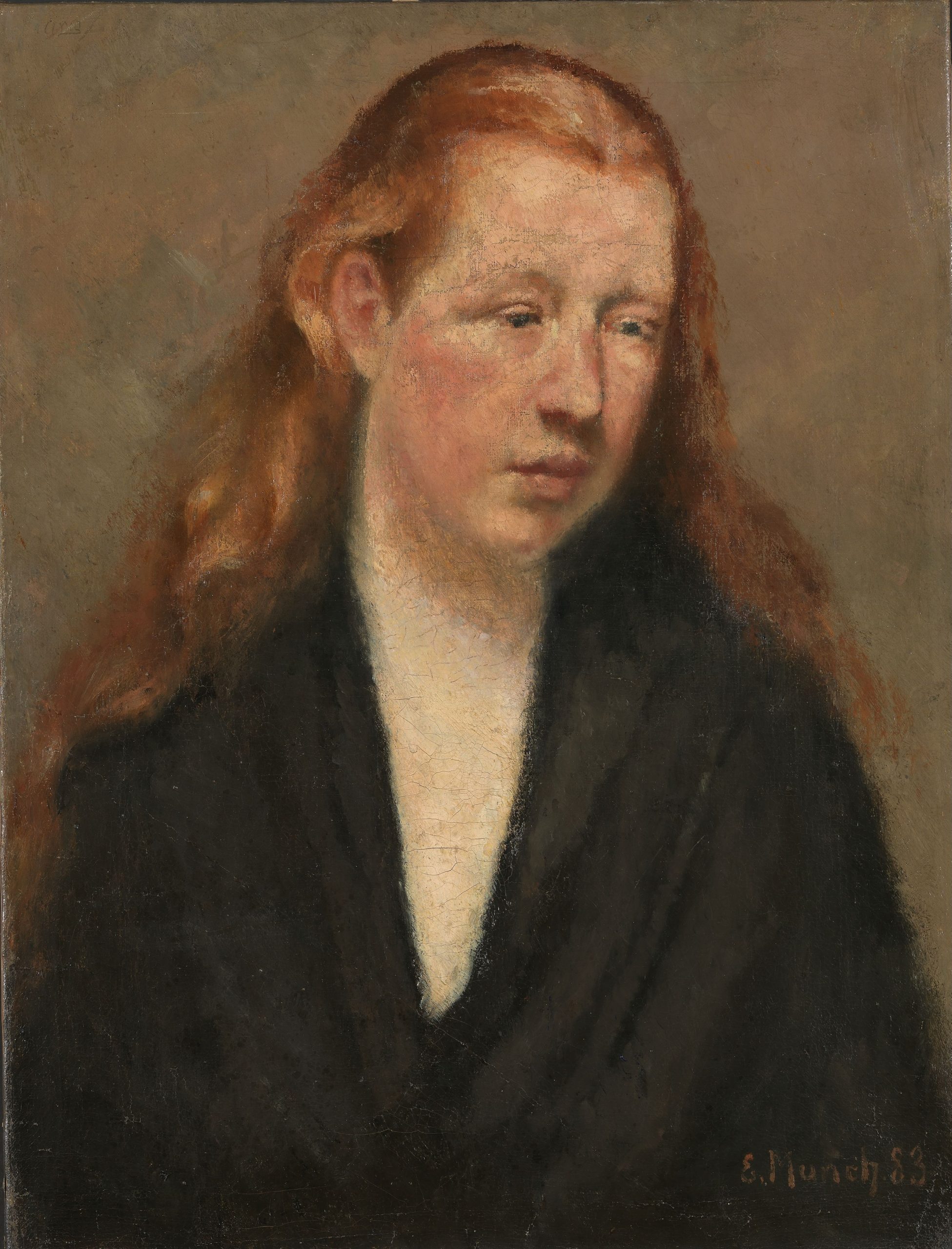 Study of a Head, Edvard Munch