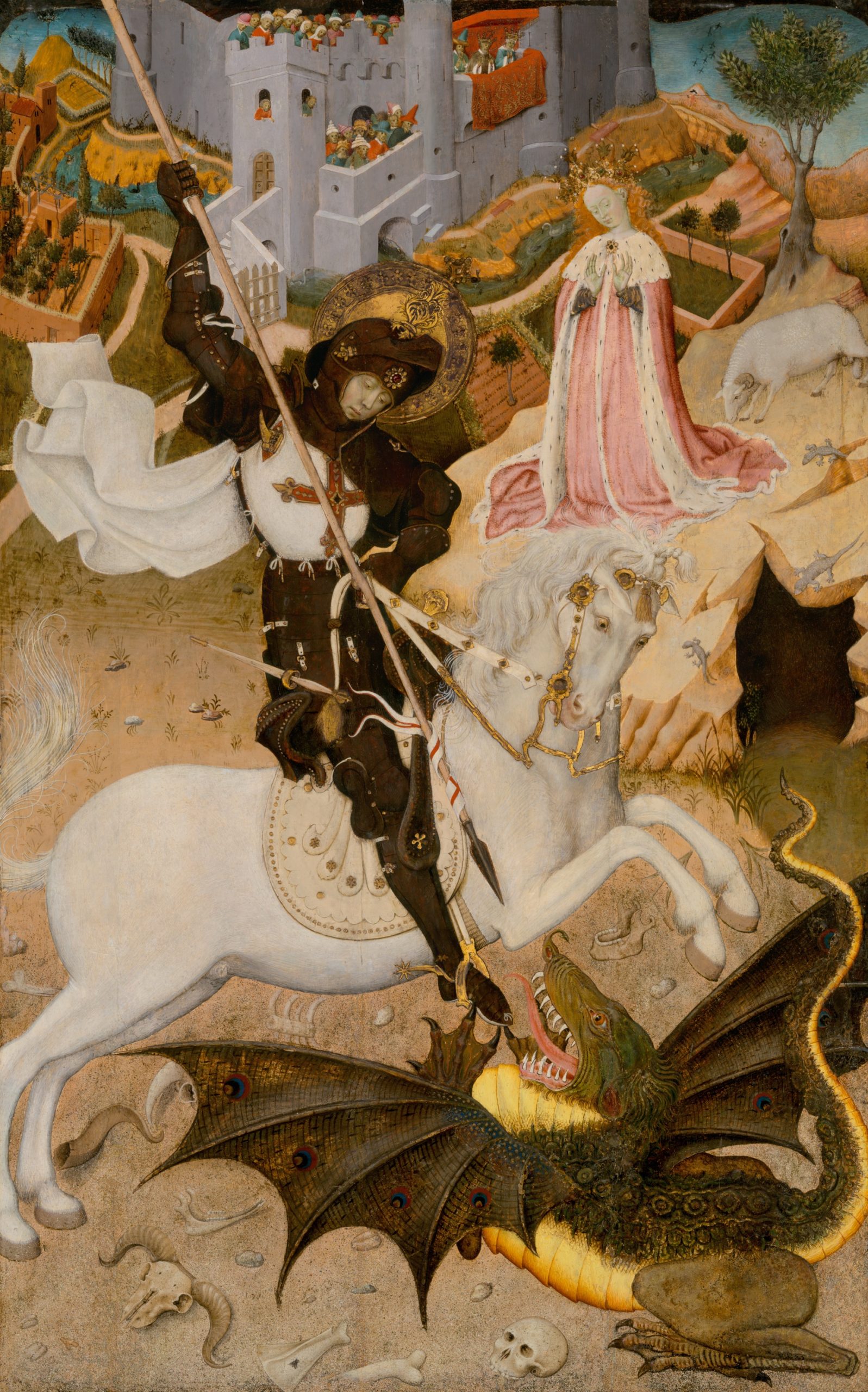 Saint George and the Dragon, Bernat Martorell