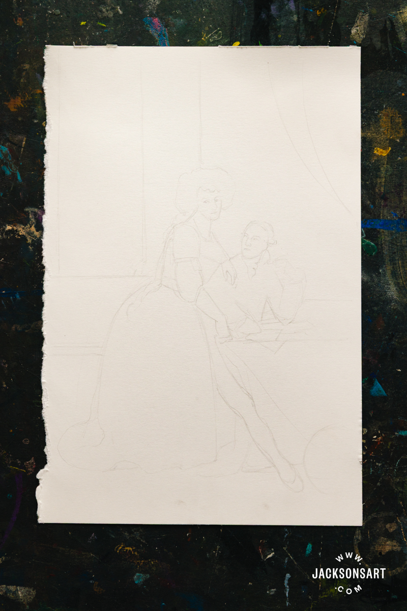 Art Nouveau Drawing techniques