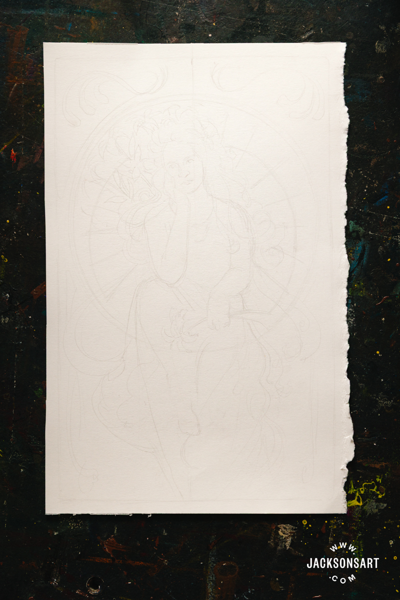 Art Nouveau techniques for painting