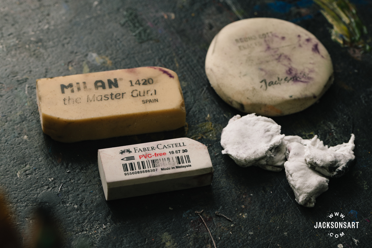 Different types of erasers