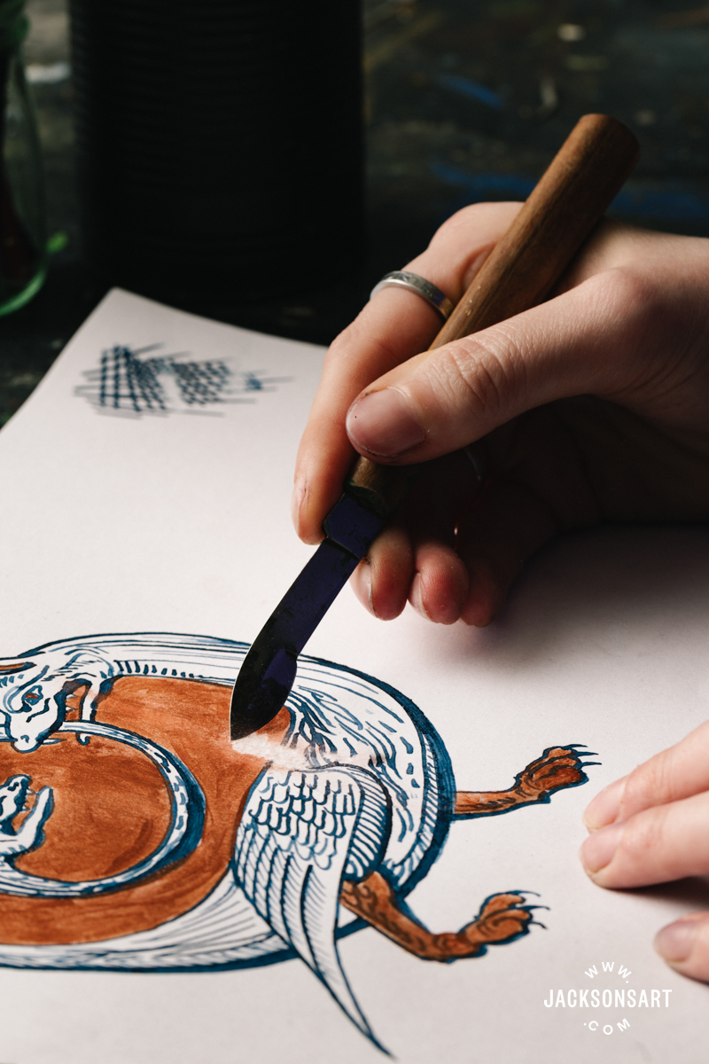 Erasing by Scraping with a Knife