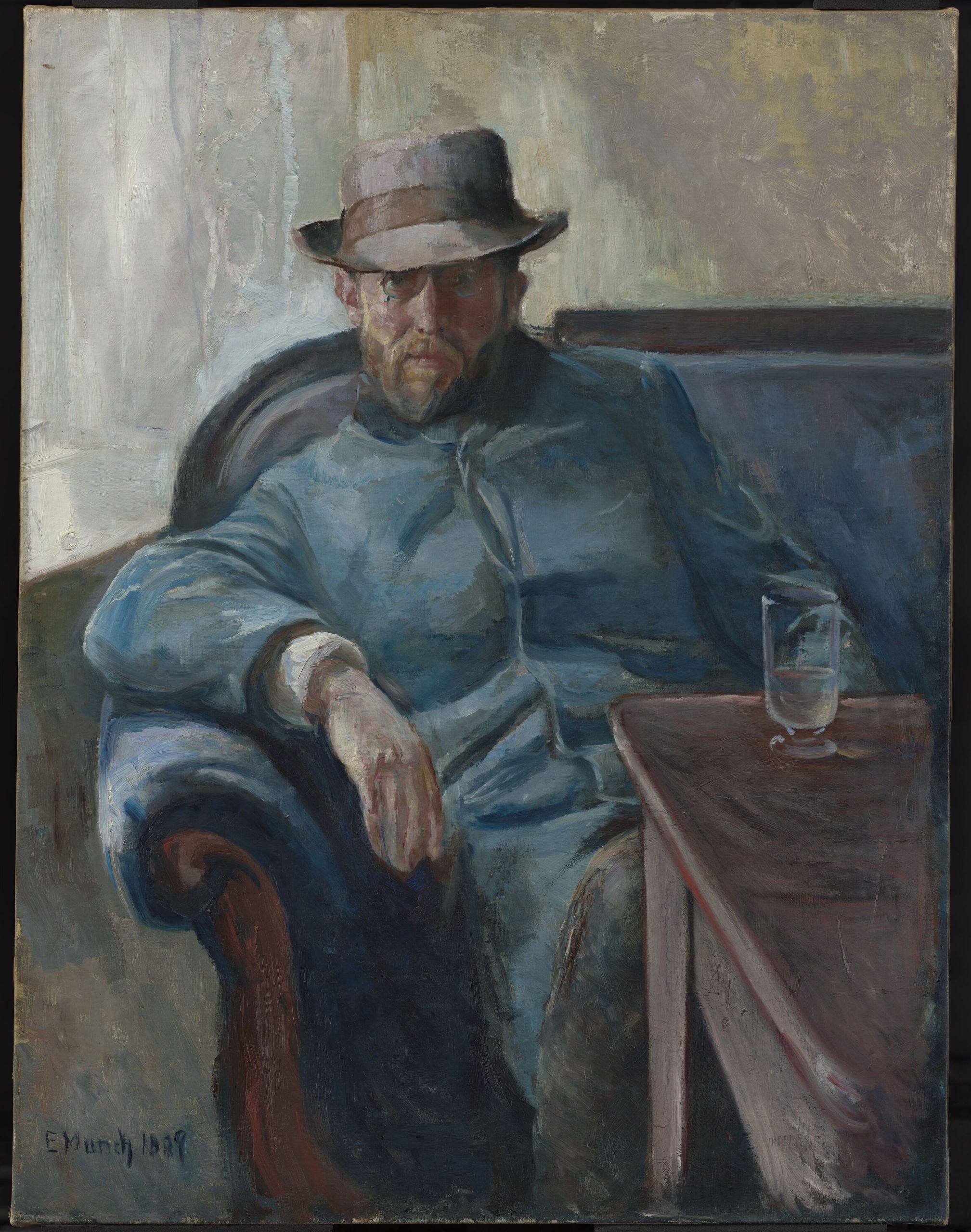 Portrait of Hans Jæger, Edvard Munch