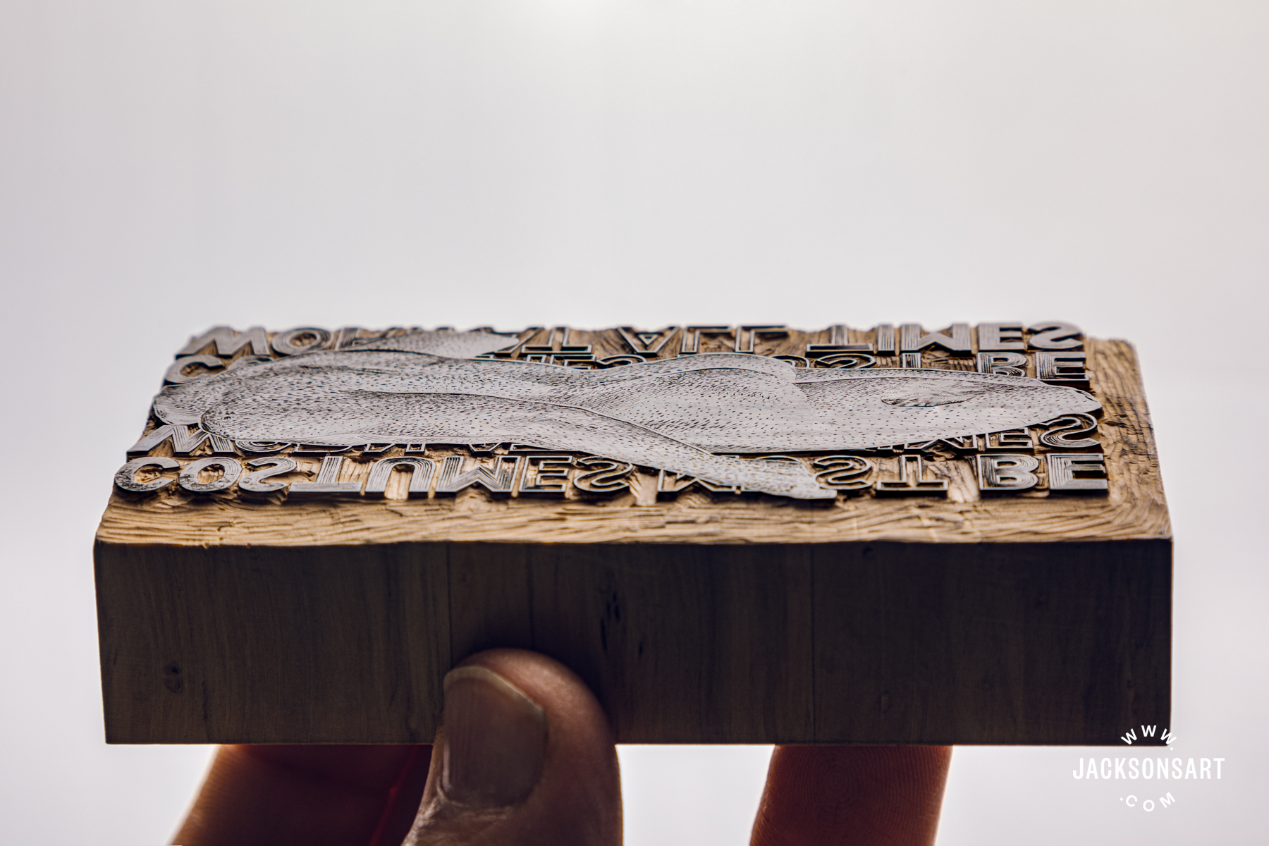 Wood engraving block