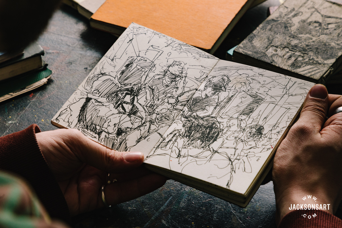 Cai Arfon Bellis's sketchbook