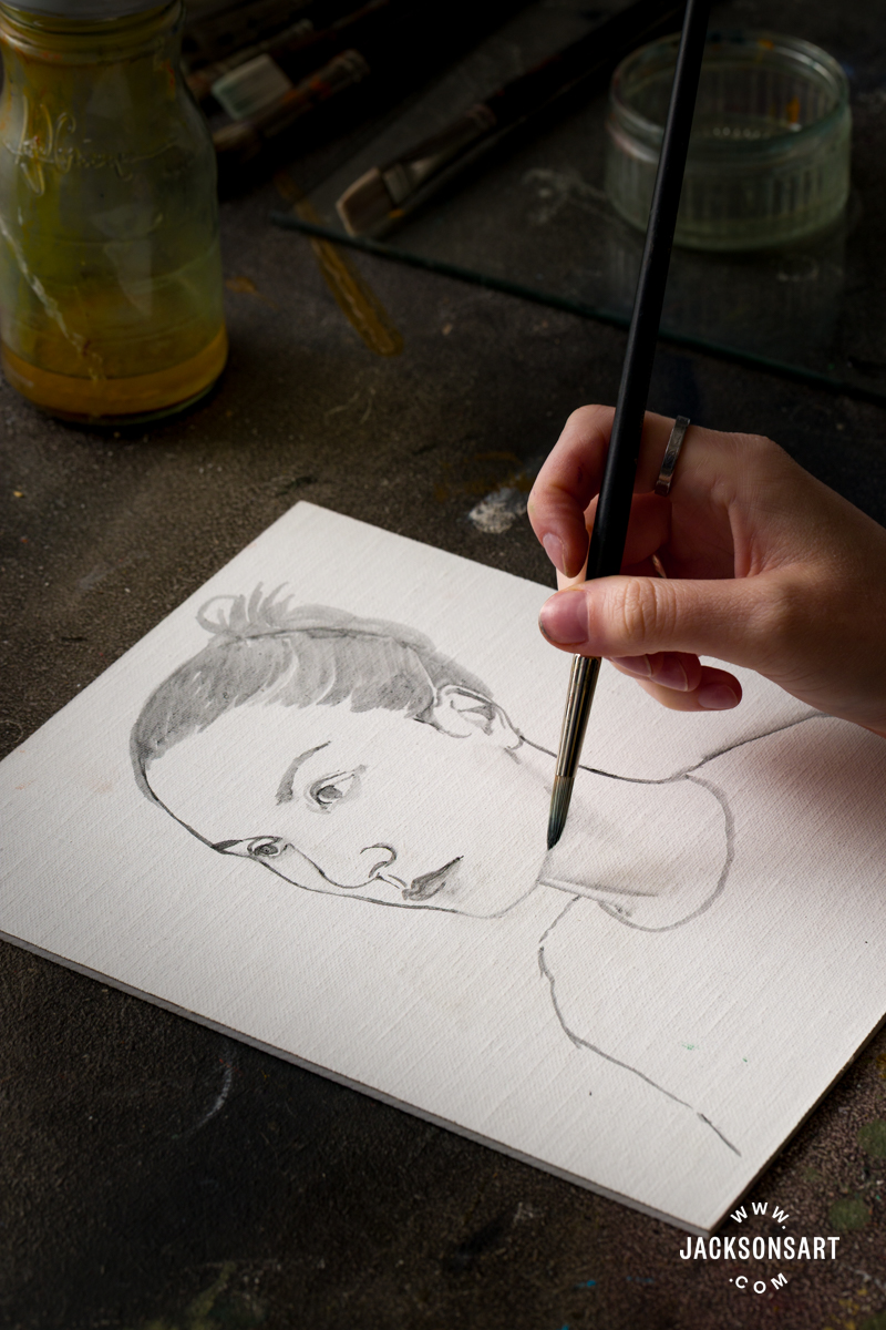 Glazing Over an Underpainting