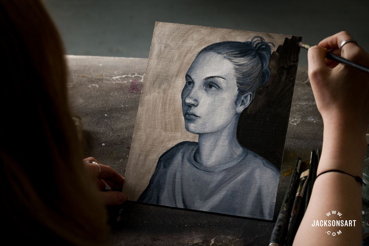 Glazing Over an Underpainting