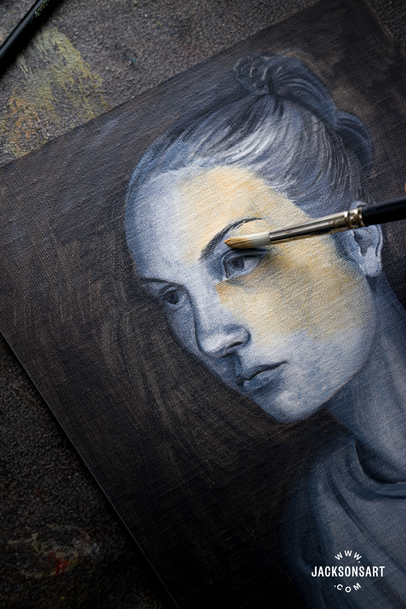 Glazing Over an Underpainting