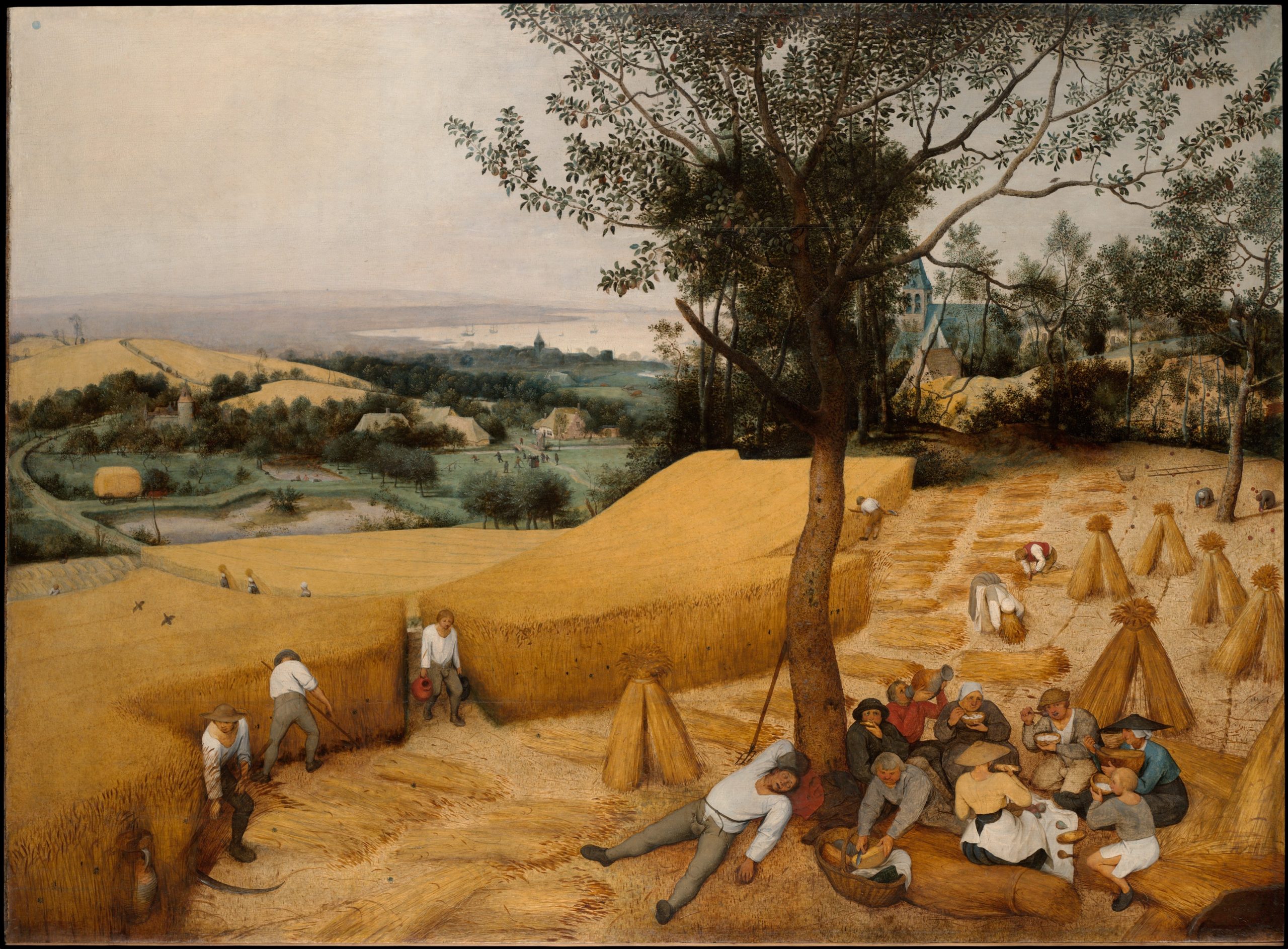 The Harvesters, 1565, Pieter Bruegel the Elder