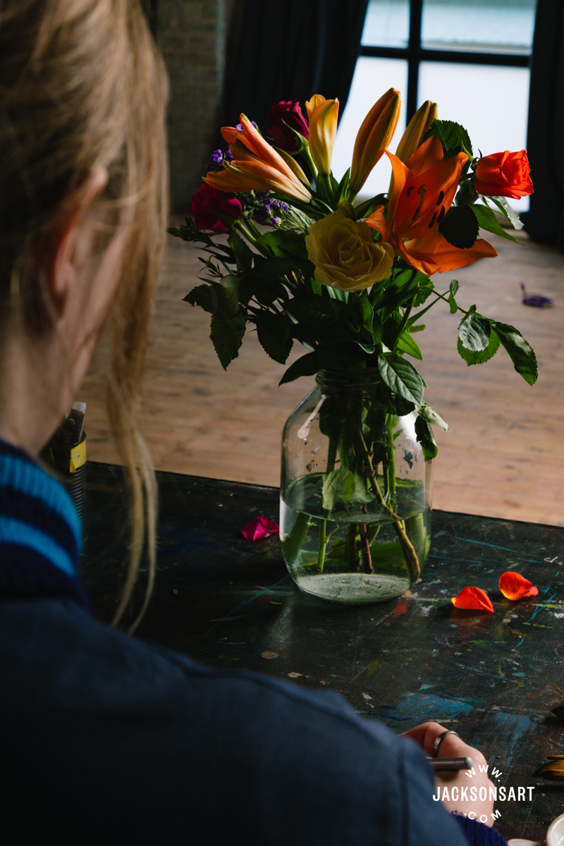Flower art prompt - still life