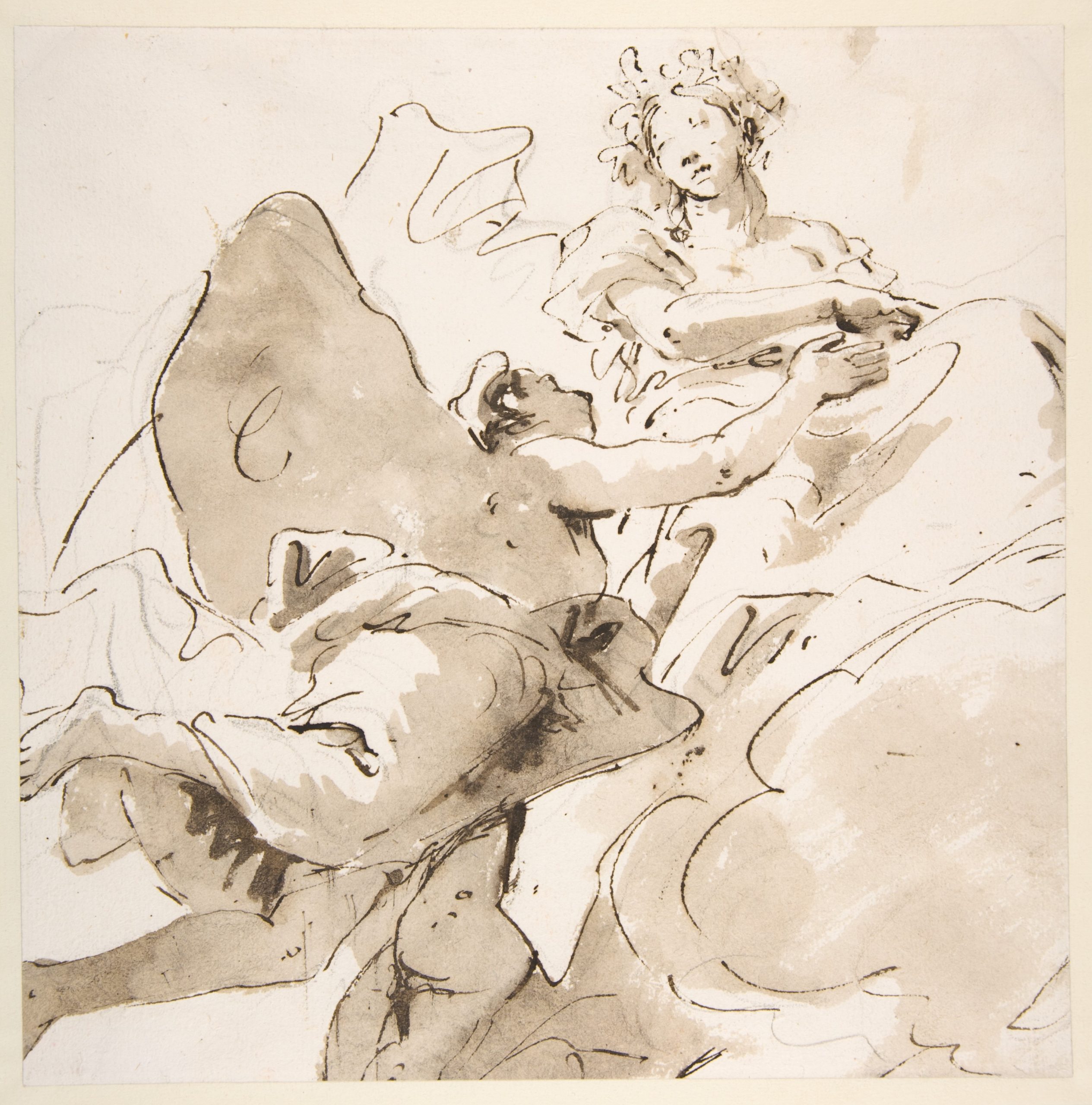 Flora and Zephyr, 1696-70, Giovanni Battista Tiepolo