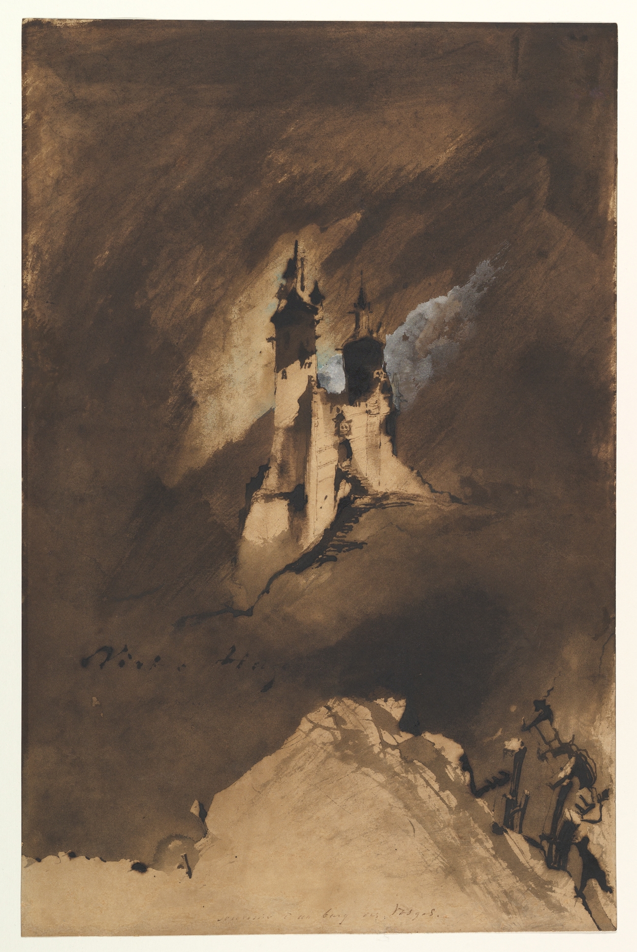 Souvenir of a Castle in Vosges, 1857, Victor Hugo