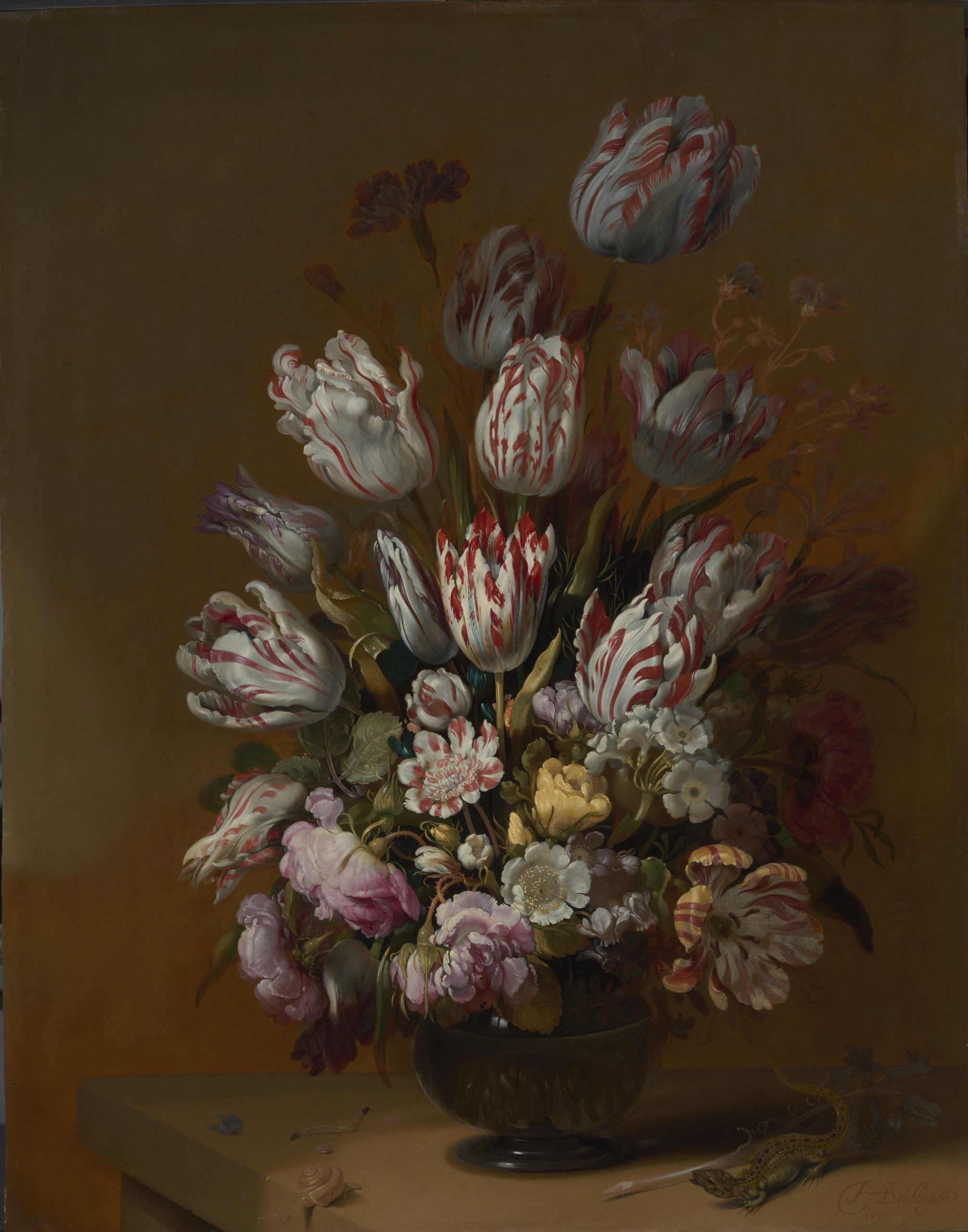 Still Life with Flowers, 1639, Hans Bollongier