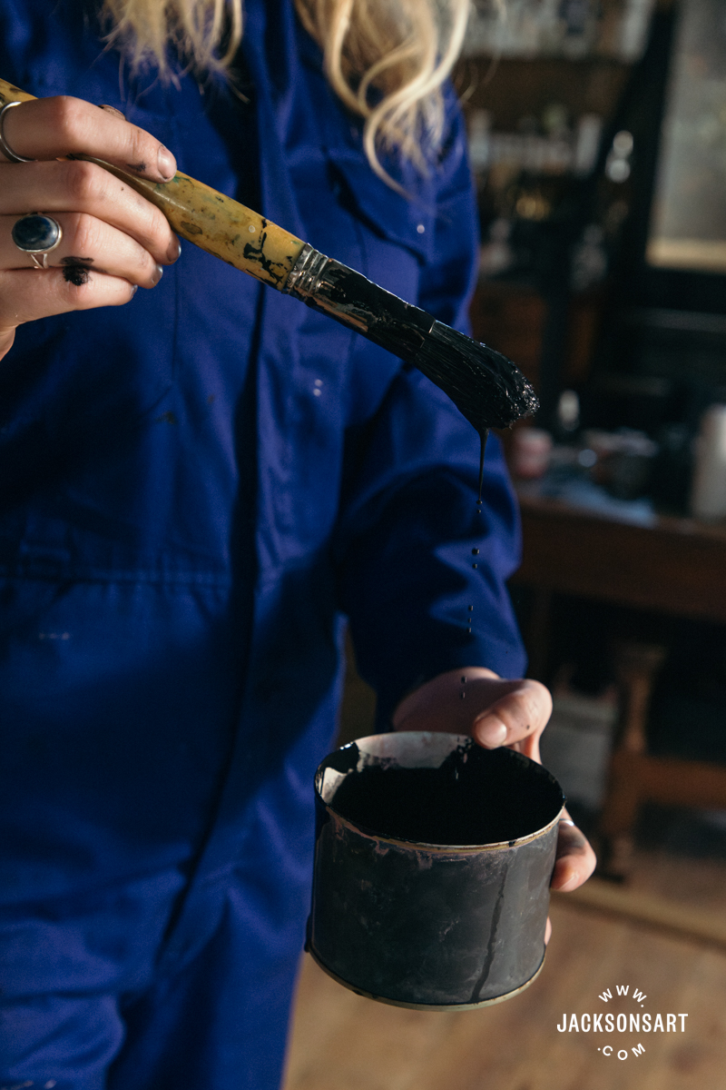 Finding the right viscosity for splattering