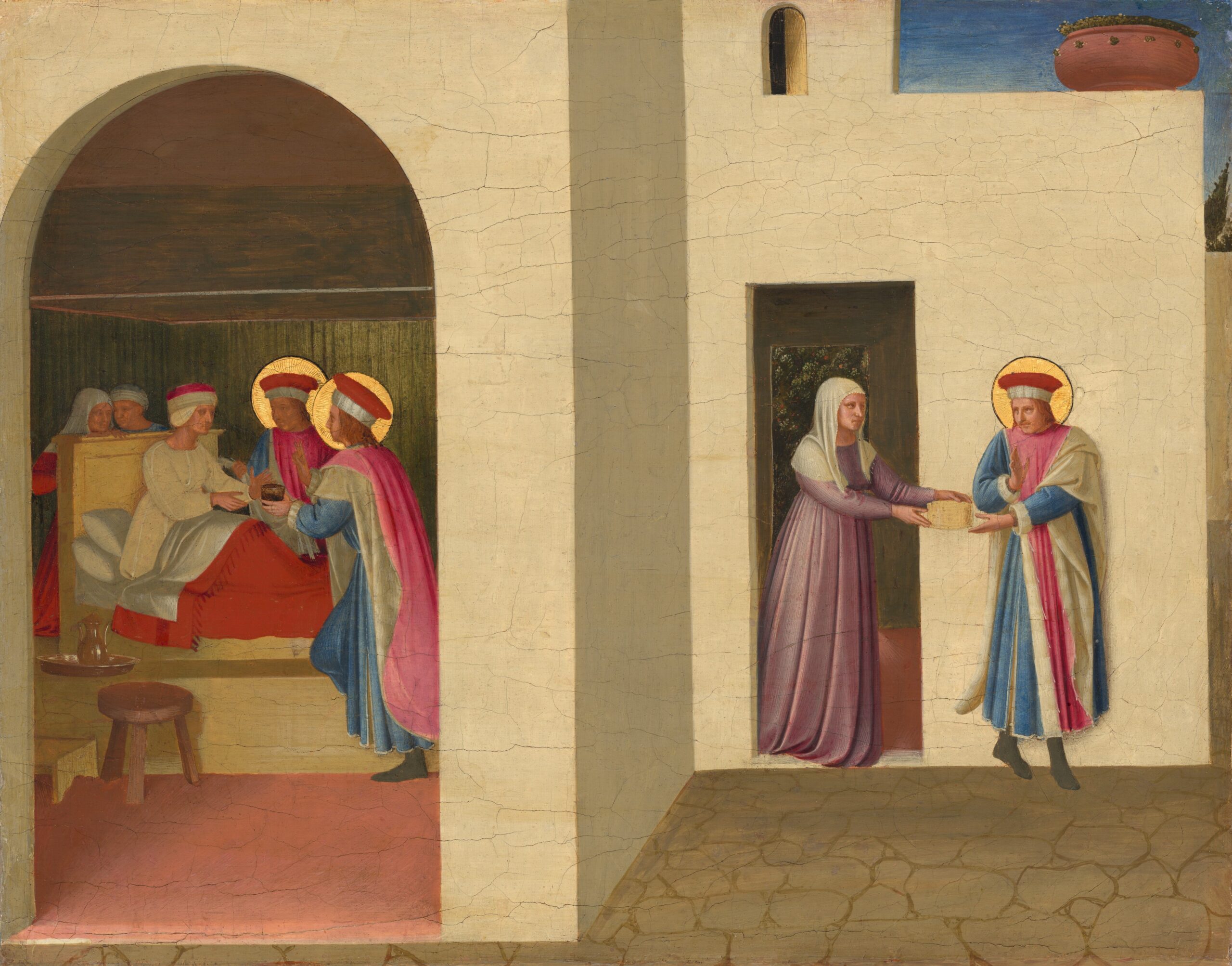 The Healing of Palladia by Saint Cosmas and Saint Damian, c. 1438/1440, Fra Angelico