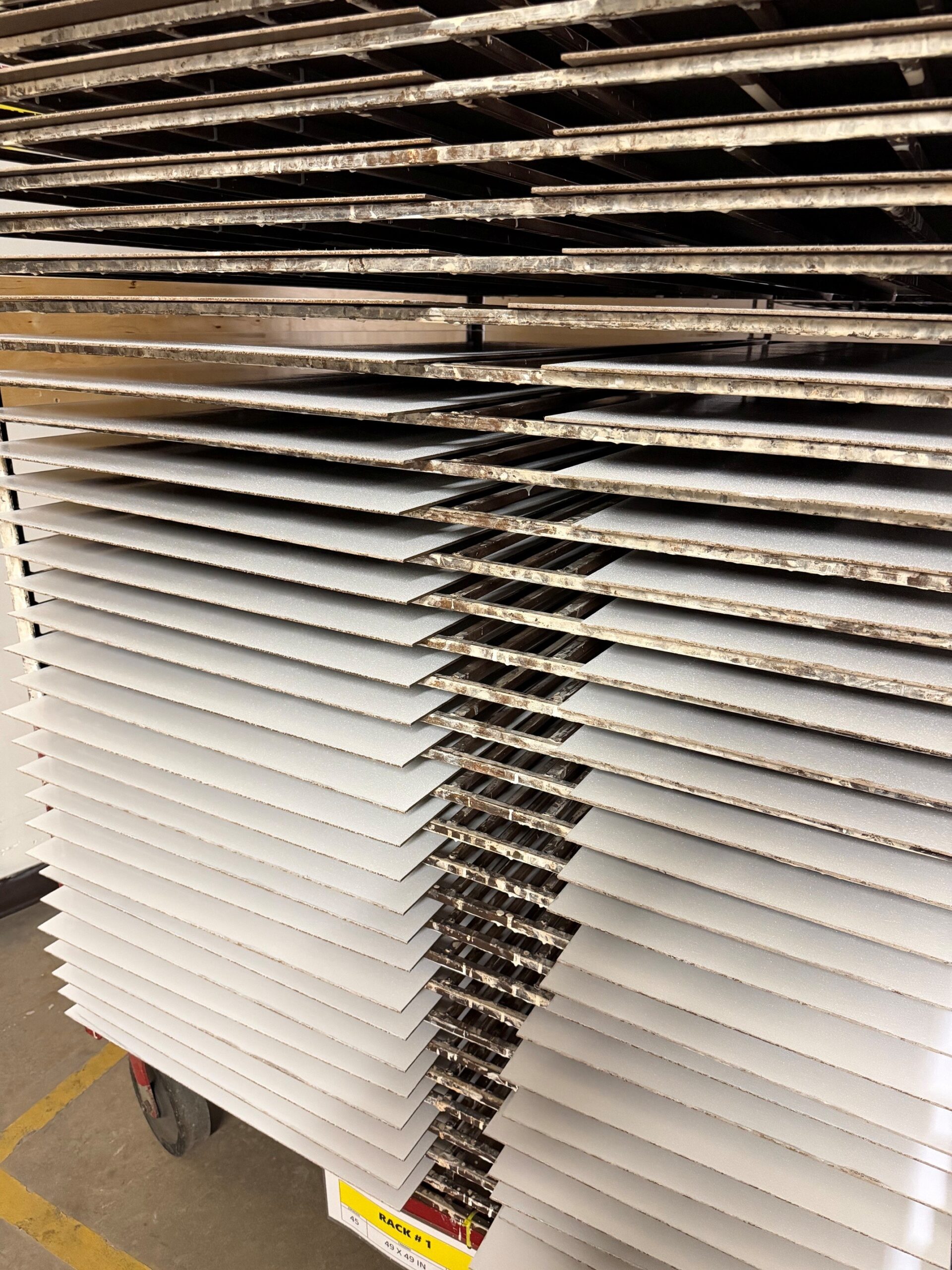 Drying racks at the Ampersand Factory