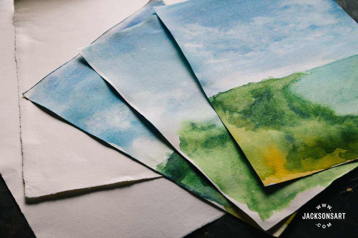 cockled watercolour paper