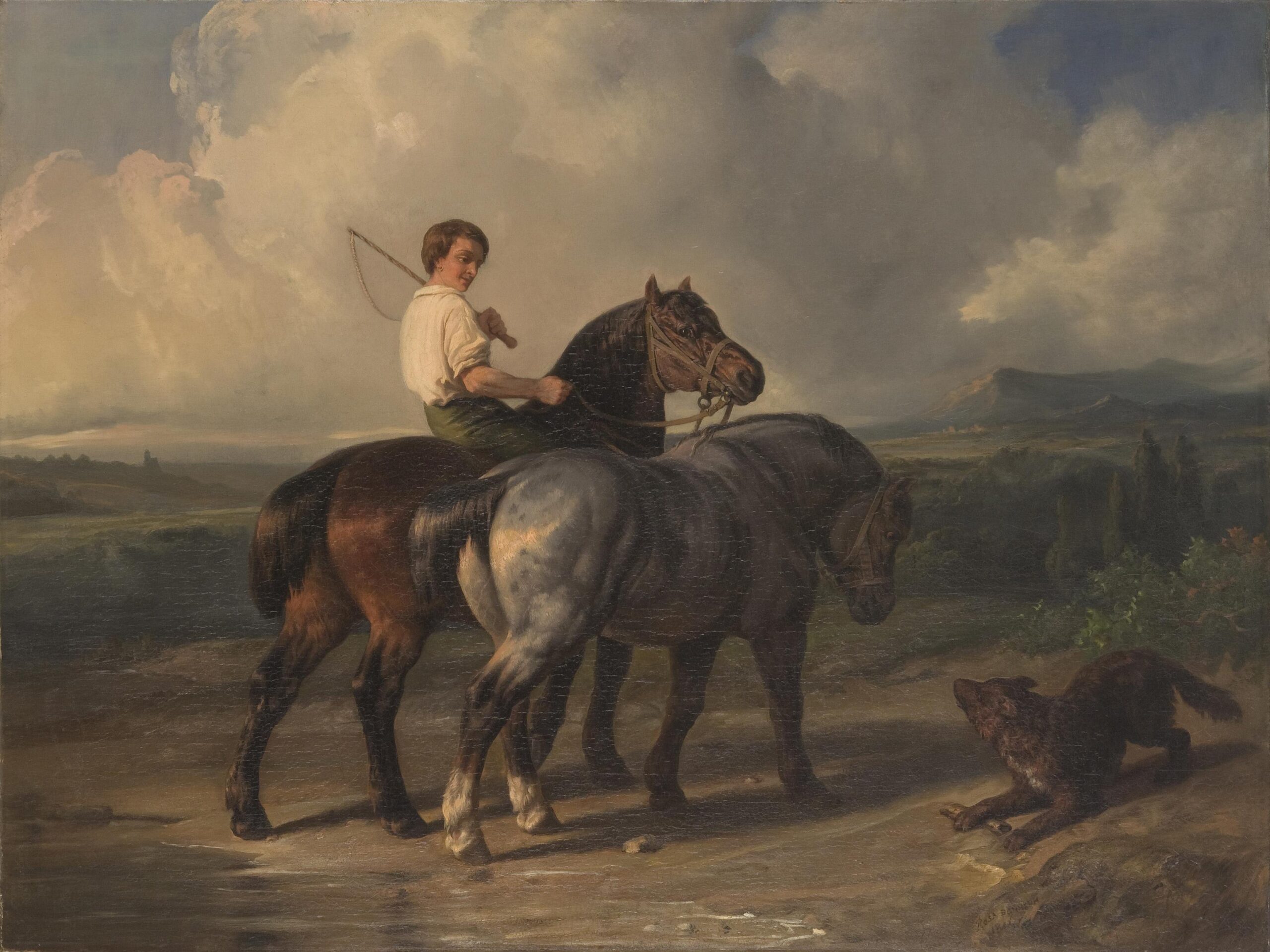Two Horses, 1842
Rosa Bonheur