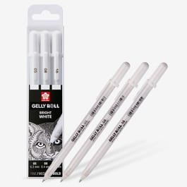 Sakura Gelly Roll White Gel Pen Set of Jackson's Art