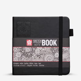 Sakura Sketchbook Black | 9 X 14 Cm, 140 G, 80 Sheets | Hardcover Sketchbook For Pencil, Pastel, Ink, Gouache - View #13