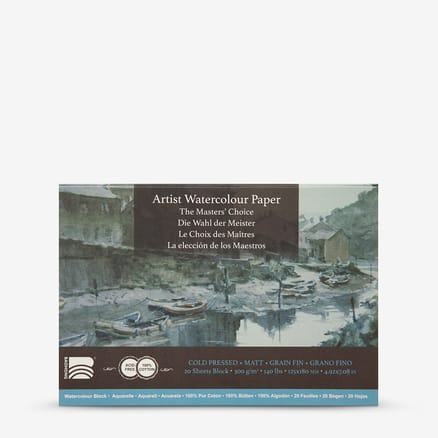 Jual Baohong Artists' Watercolor Block 180x125mm 300gsm 100% Cotton - View #2